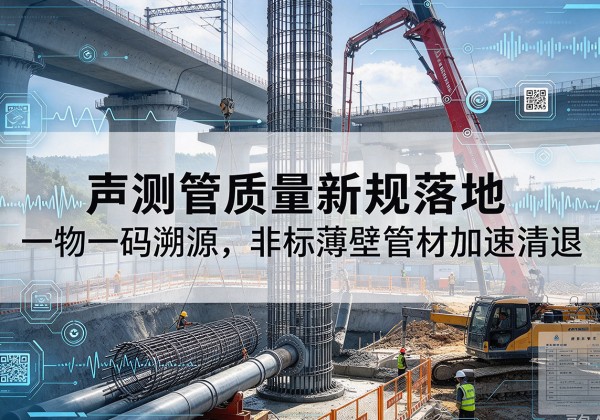 麻栗坡声测管质量新规落地，一物一码溯源，非标薄壁管材加速清退