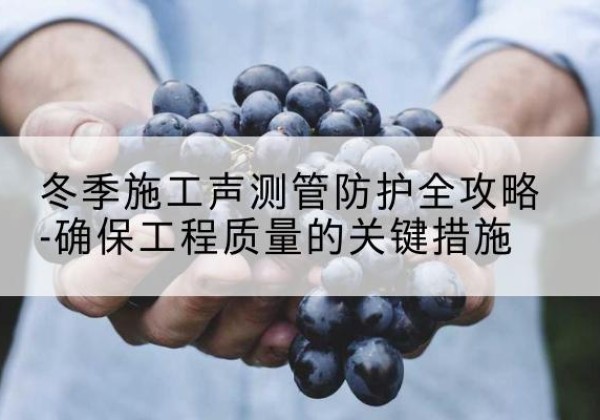 麻栗坡冬季施工声测管有哪些防护要点？-冬季施工声测管防护全攻略-确保工程质量的关键措施